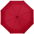 21" Wali-sateenvarjo, taitettava, automaattisesti avautuva, punainen lisäkuva 2